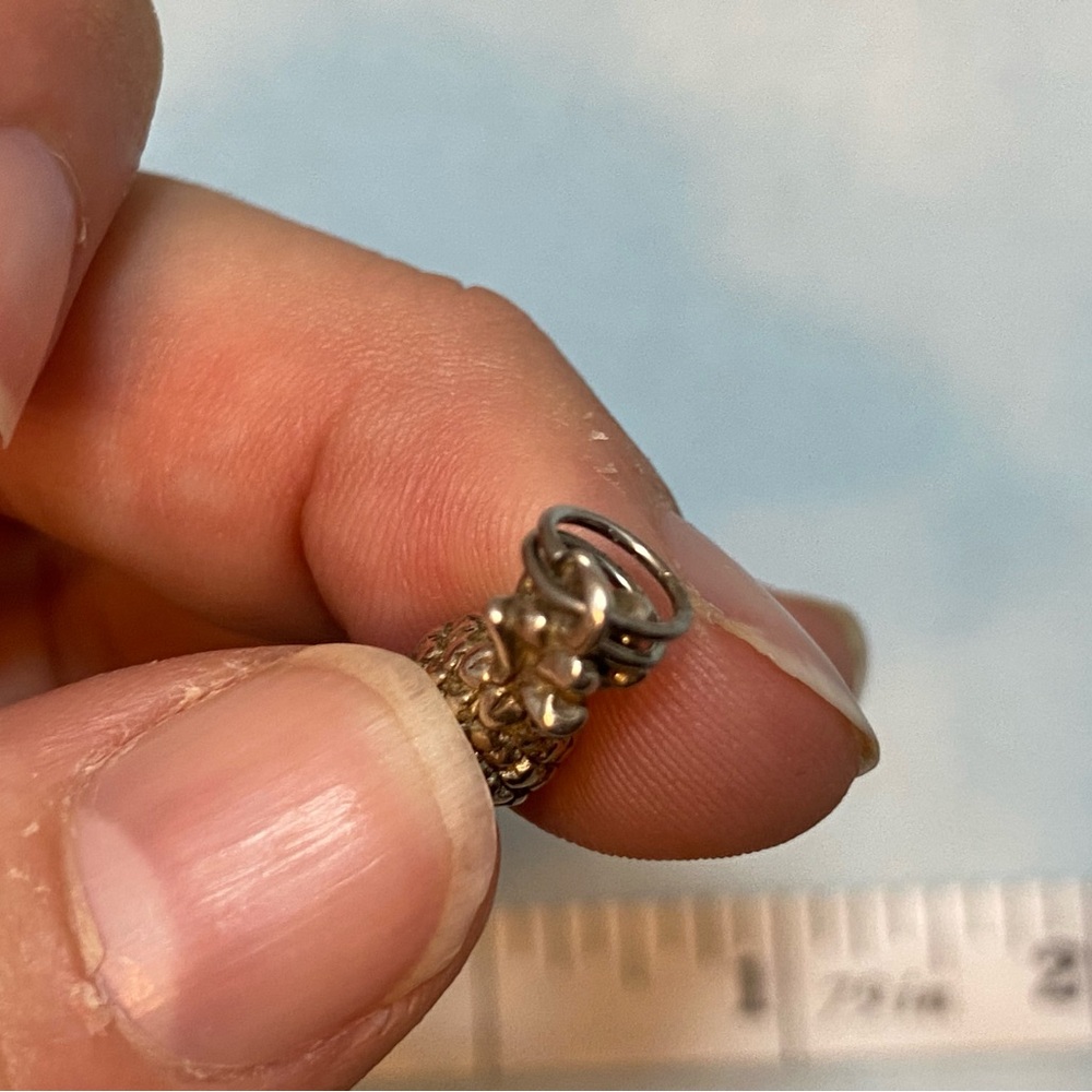 Colonial Williamsburg Silver Pineapple Charm - image 4